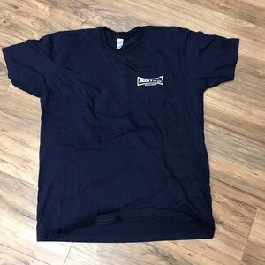 Blue Short Sleeve Tee with Crew Neck